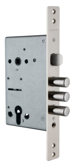 Корпус врезного замка с защёлкой ЗВ 32.21 /123:114/