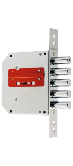 Замок врезной сувальдный ЗВ8-6 ЛК5/15 (лев.), 5 кл. (дл. кл. 120 мм) /72262/