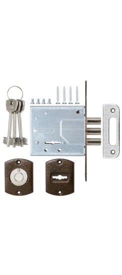 Замок врезной сувальдный ЗВ8-6/13, 3 кл. /80600/