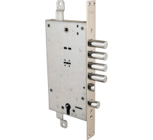 Замок врезной двухсистемный 54.797-S (левый), ключ 40 мм, без накл.