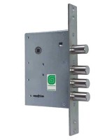 Замок врезной сувальдный с защёлкой ЗВ 30.04, 4 кл. /123:178/