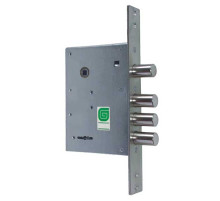 Замок врезной сувальдный с защёлкой ЗВ 30.04, 4 кл. /123:178/