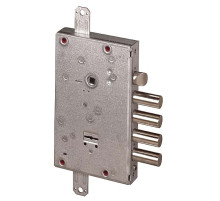 Замок врезной сувальдный с защёлкой NEW CAMBIO FACILE 57.665.48 (тех. упаковка), ключ 44 мм