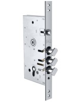 Корпус врезного цилиндрового замка с защёлкой 282 RD w/b