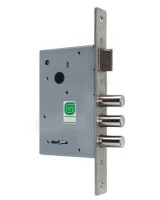 Замок врезной сувальдный с защёлкой ЗВ 10.11, 4 кл. (длинный кл. 60 мм) /128:3344/