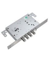 Корпус врезного замка с защёлкой ЗВ 72.16 Т с тягами. /128:4140/