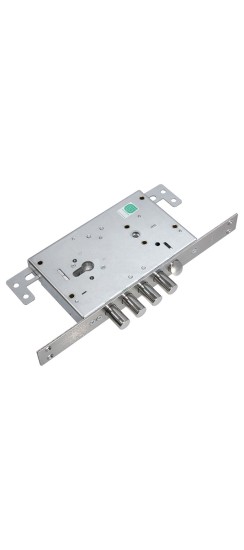 Корпус врезного замка с защёлкой ЗВ 72.16 Т с тягами. /128:4140/