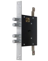 Замок врезной сувальдный ЗВ8 141.1.0 с тягами (ЗВСП-2Т-1) L-16, 5 кл.