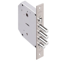 Замок врезной сувальдный с задвижкой и защёлкой Базальт 1.05.41, 5 кл. /02646/