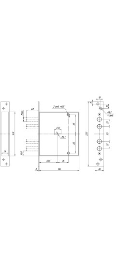 Замок врезной сувальдный ЗВ8 141.0.1, 5 кл.