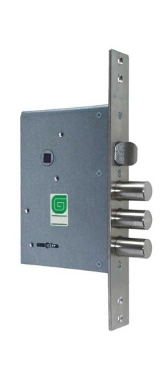 Замок врезной сувальдный с защёлкой ЗВ 30.11, 4 кл. (длинный кл. 59 мм) /123:136/