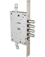 Замок врезной сувальдный с защёлкой 52.771 (универсальный), без накл.