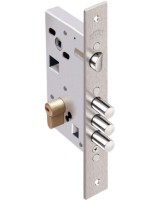 Корпус врезного замка с защёлкой Кремень 1.03.25 /01504/