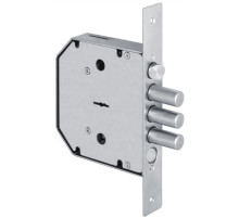 Замок врезной сувальдный с задвижкой и защёлкой GS-SМ 012 (левый), 5 кл.