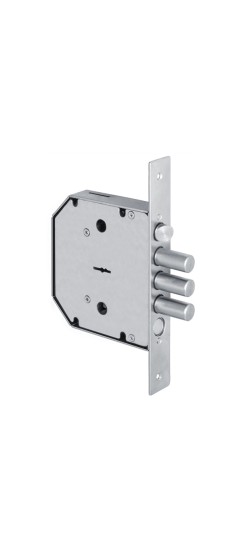 Замок врезной сувальдный с задвижкой и защёлкой GS-SМ 012 (левый), 5 кл.