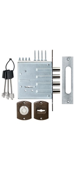 Замок врезной сувальдный ЗВ8-8М/13, 3 кл. /81300/