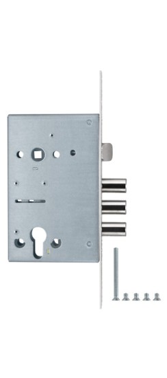 Корпус врезного замка с защёлкой ЗВ 32.21 /123:114/