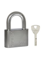 Замок навесной PL-WEATHER-1560 Nickel 4 fin key ( PL-15-60) диск. /блистер