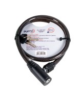 Замок тросовый PK-BIKE-1080-KEY (10х800) 2key/подвес