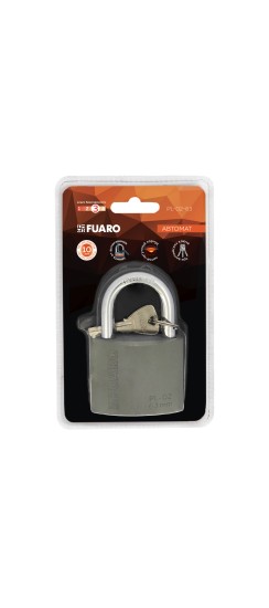 Замок навесной PL-PROTEC-0263 3key (PL-02-63) англ. /блистер