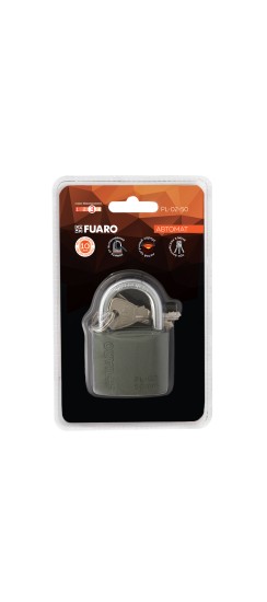 Замок навесной PL-PROTEC-0250 3key (PL-02-50) англ. /блистер