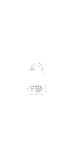 Замок навесной ВС26