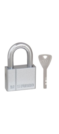 Замок навесной PL-PROTEC-2550 4 fin key (PL-2550) фин. /блистер