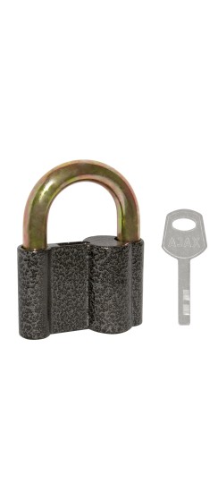 Замок навесной PD-4080 (PD-40-80) 3 fin key /коробка