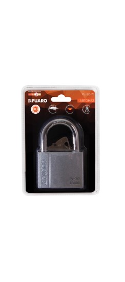 Замок навесной PL-PROTEC-3075 3key (PL-3075) англ. /блистер