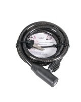Замок тросовый PK-BIKE-1012-KEY (10х1200) 2key/подвес
