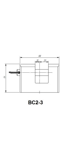 Замок навесной ВС2-3