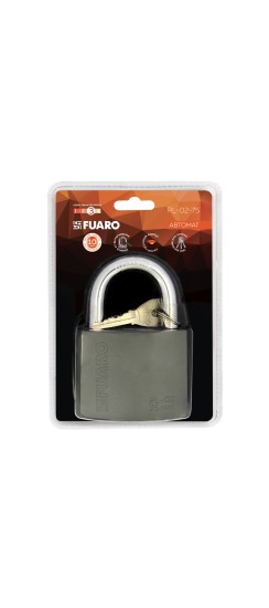 Замок навесной PL-PROTEC-0275 3key (PL-02-75) англ. /блистер