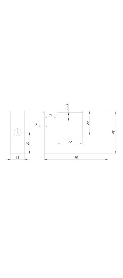 Замок навесной PK-1670 3 key англ.
