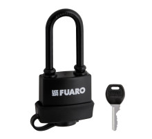 Замок навесной PL-WEATHER-3660 LS 3key BLACK удл. дужка, англ. /блистер