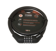 Замок тросовый PL-BIKE-1280-CODE (12х800) (PL-1280-CODE) перекод. /подвес