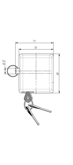 Замок навесной ВС2-10-01
