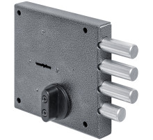 Замок накладной сувальдный с задвижкой 111.11.043, 5 кл.