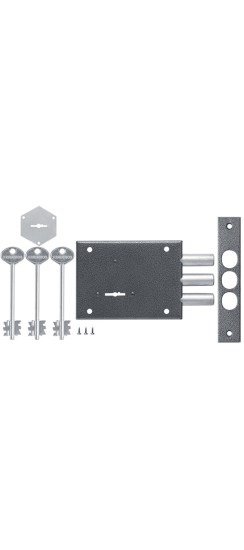Замок накладной сувальдный 115.11.033, 3 кл.