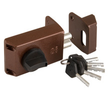 Замок накладной ЗНД1А/Д полимер/покр /88300/