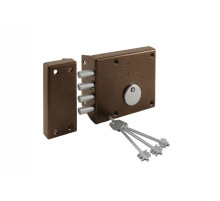 Замок накладной ЗН4-2 (медь)
