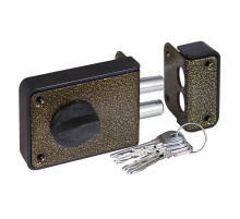 Замок накладной ЗН 1-3-1 бронза