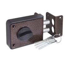 Замок накладной ЗН 1-3-1 медь