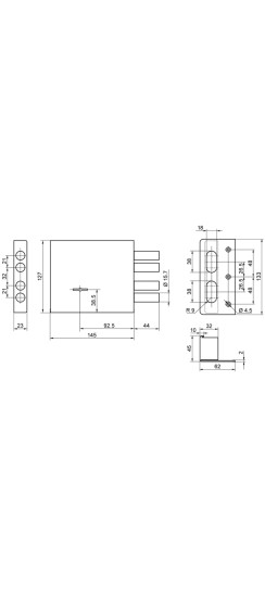 Замок накладной ЗН 4-8 М/75.НШ.1-002 /85500/