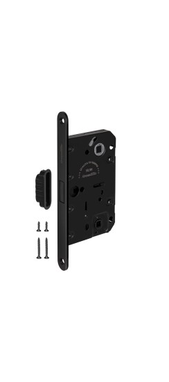 Магнитная защелка WC с ответной планкой GRAVITY G01.190.50.96 BL черный