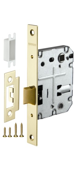 Защелка врезная PLASTP72-50 (P72-50) GP латунь