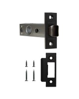 Защелка врезная METF12-45-25 (F12-45-25) BL черный