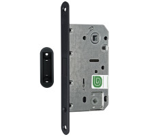 Защелка межкомнатная магнитная Soft 1М BL, черный матовый /128:5964/