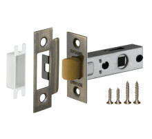 Защелка врезная PLASTP12-45-25 (P12-45) AB бронза