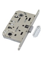 B06102.50.06.640 Защелка врезная WC (никель) MEDIANA POLARIS с отв. планкой (скин)