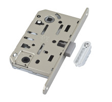 B06102.50.06.640 Защелка врезная WC (никель) MEDIANA POLARIS с отв. планкой (скин)